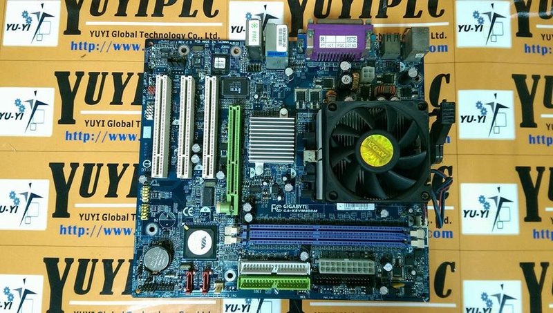 GIGABYTE GA K8VM800M AMD Socket 754 Processor Board 裕益科技自動化設備可程式編碼器